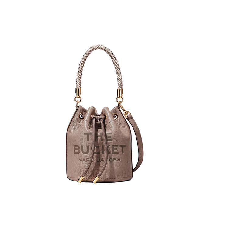 

Новая сумка-ведро из натуральной кожи MARC JACOBS, портативная сумка через плечо, женская коричневая H652L01PF22-055 16.0*6.1*21.1CM
