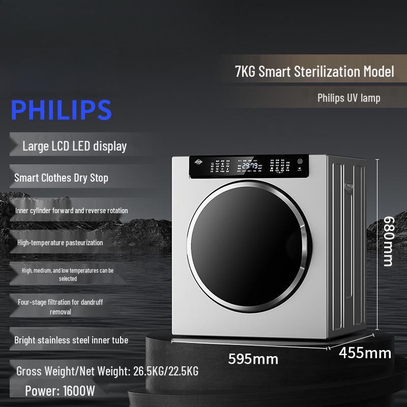 German Heat Pump Clothes Dryer - Large Capacity, Ideal for Home & Hotel Use.