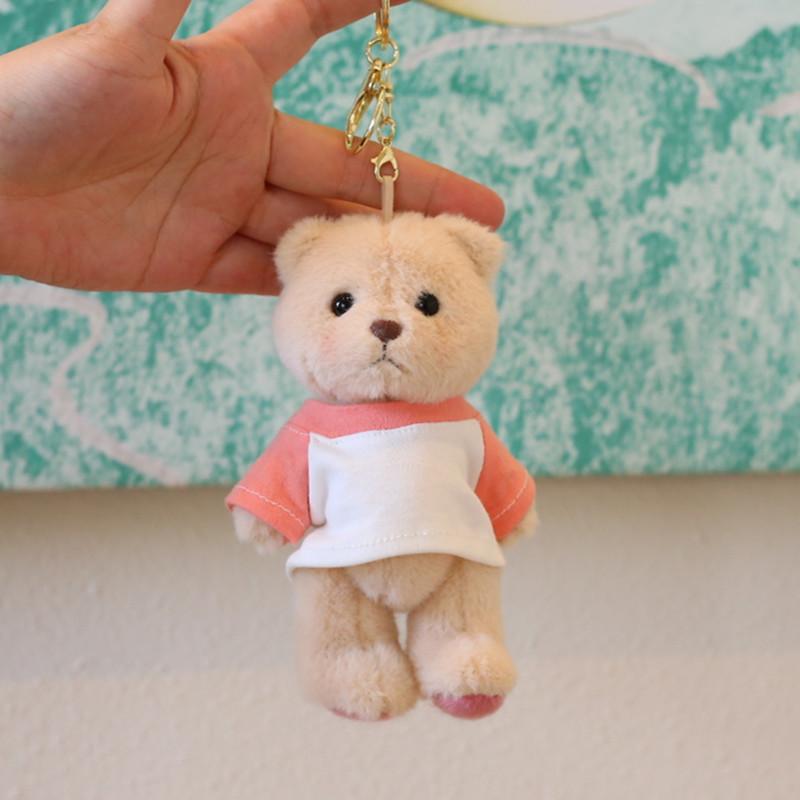 Classic Teddy Bear Plush Toy With Keychain And Soft Pp Cotton Filling For Collectors And Kids