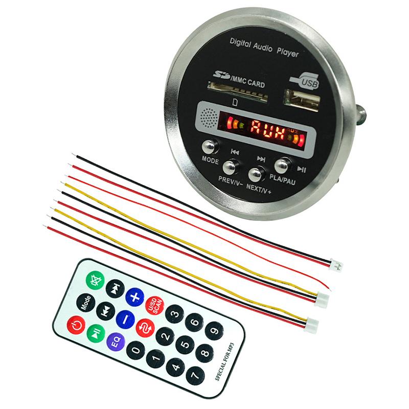 JQ-D122BT With Bluetooth Amplifier MP3 Decoder Board Bluetooth 5.0 Car MP3 Player USB FM Decoder Board