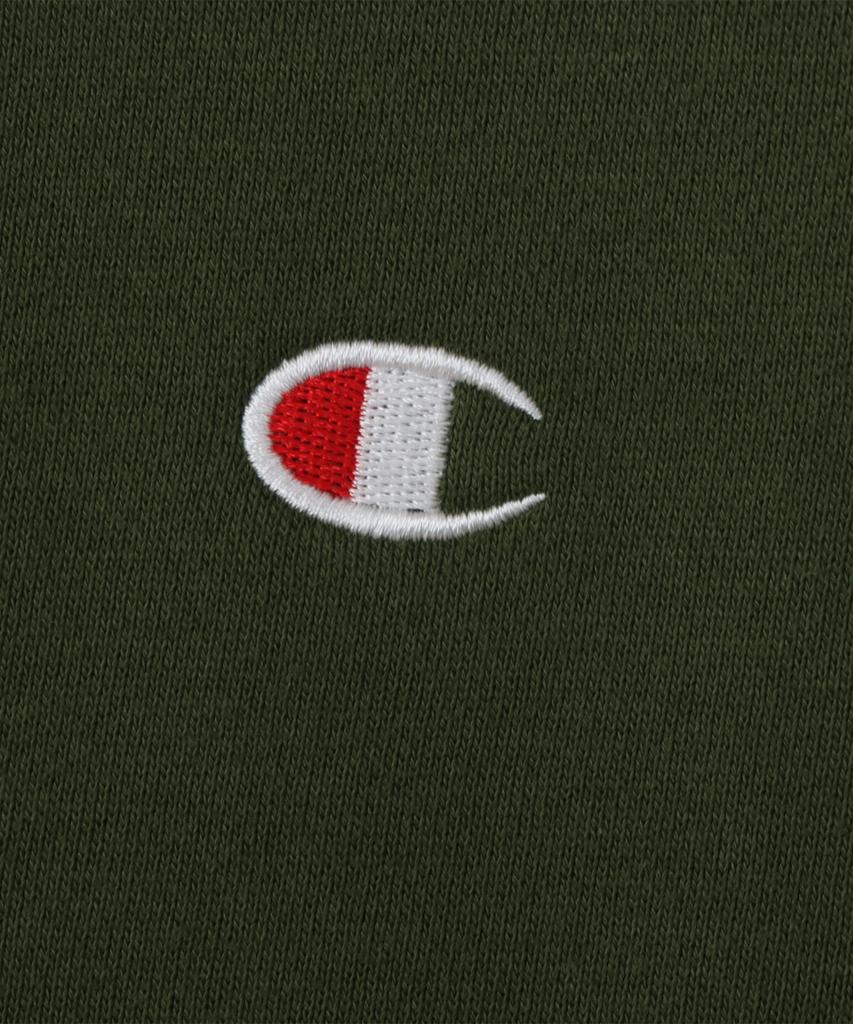 Champion C Logo Regular Fit Zip-Up Hoodie Olive