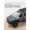 1/24 Tesla Cybertruck Camping RV Alloy Die Cast Toy Car Model Sound and Light Children's Toy Collectibles Birthday Gift