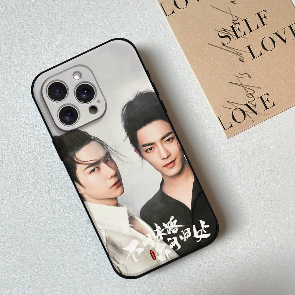 The Untamed Wang Yibo XiaoZhan Phone Case For IPhone 17,16,15,14,13,12,11 Plus,Pro,Max,XR,XS,X,7,8 Plus,Mini Black Silicone Soft