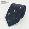 PEANUTS Snoopy Woodstock Tie, Polka Dot Pattern, PN918307, Navy