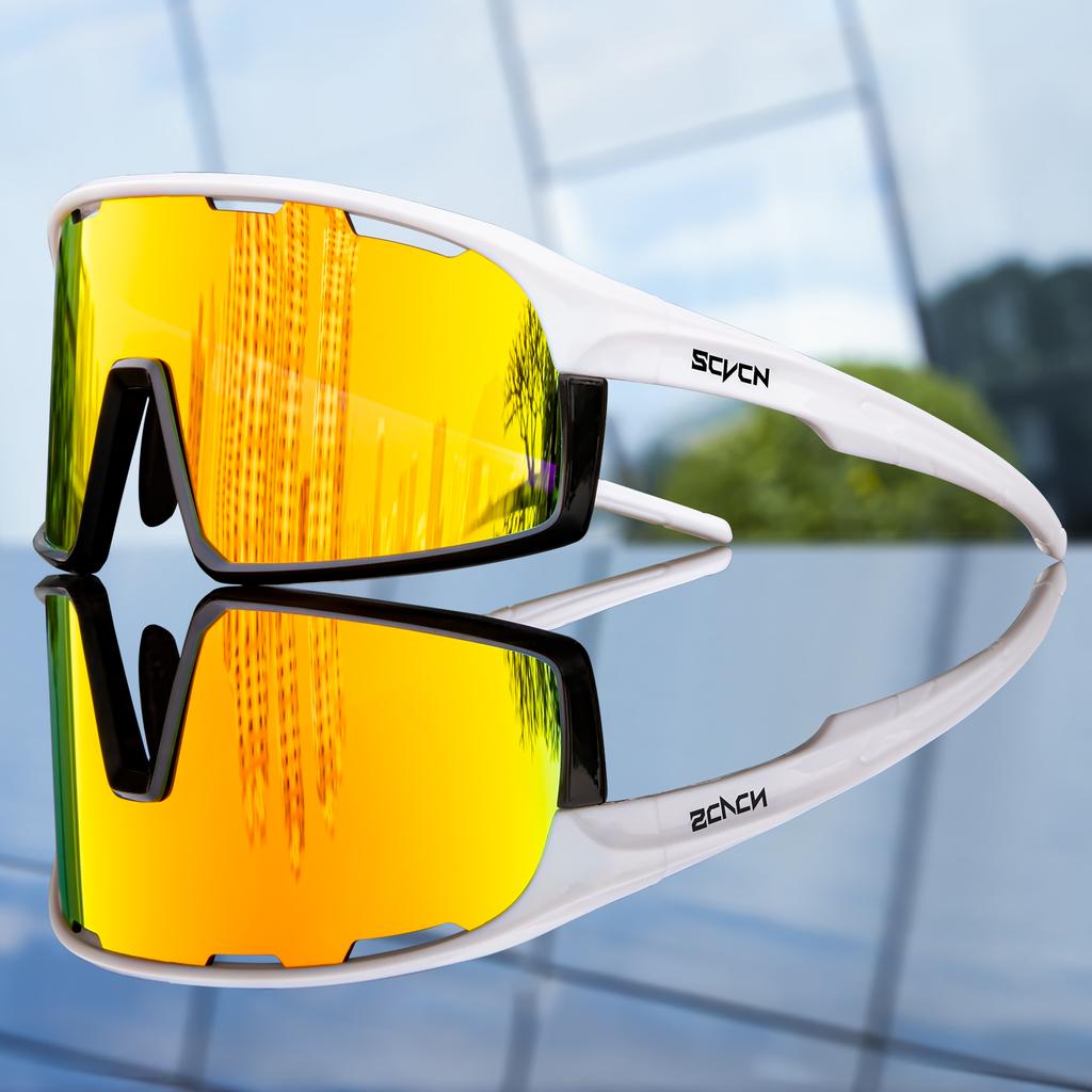 SCVCN Cycling Glasses Outdoor Bicycle Sunglasses for Men UV400 Sports Running Glasses Women MTB Cycling Sunglasses UV400 Hiking