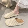 French Müller Sandals 2025 Summer Breathable Bag Head Half Slippers Women's Summer Wear Roman Style Thick-soled Boken Shoes