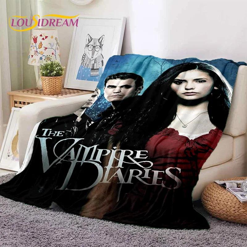 3D Latest The Vampire Diaries Damon Salvatore Soft Flannel Blankets,Throw Blanket Comfortable Blanket for Beds Sofa Home Bedroom