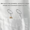 Pocket Jewelry Measurement Tool With Hanging Hook For Lapidary Crafts Precisions Rustproof Metal Scale