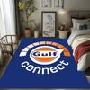 Tappeto con logo Gulf per soggiorno e camera da letto, tappetini per pavimenti, tappetino da bagno artistico, alla moda