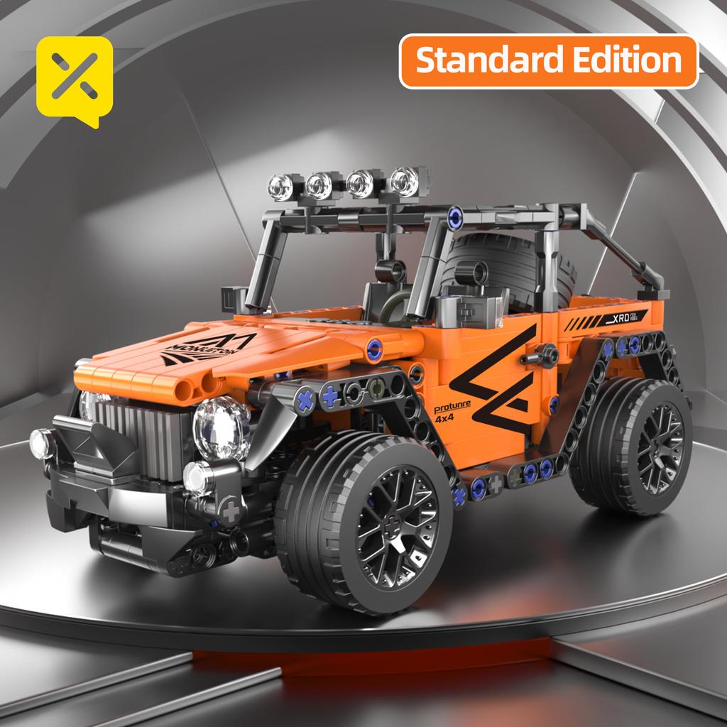 477 PCS Model Building Blocks Car DIY Vehicle Toy Sports Car Off-road Vehicle Racing Birthday and Christmas Gifts for Kids