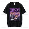 Prison Mike Michael Scott Homage The Office Black Humor T-shirt Tv Series Dwight Schrute Jim Halpert Short Sleeve T-Shirts