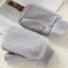 Imitation of Fox Fur Soft Women Winter Suede Cute Lovely Sweety Keyboard Works Keep Warm Half Finger Gloves Thickened