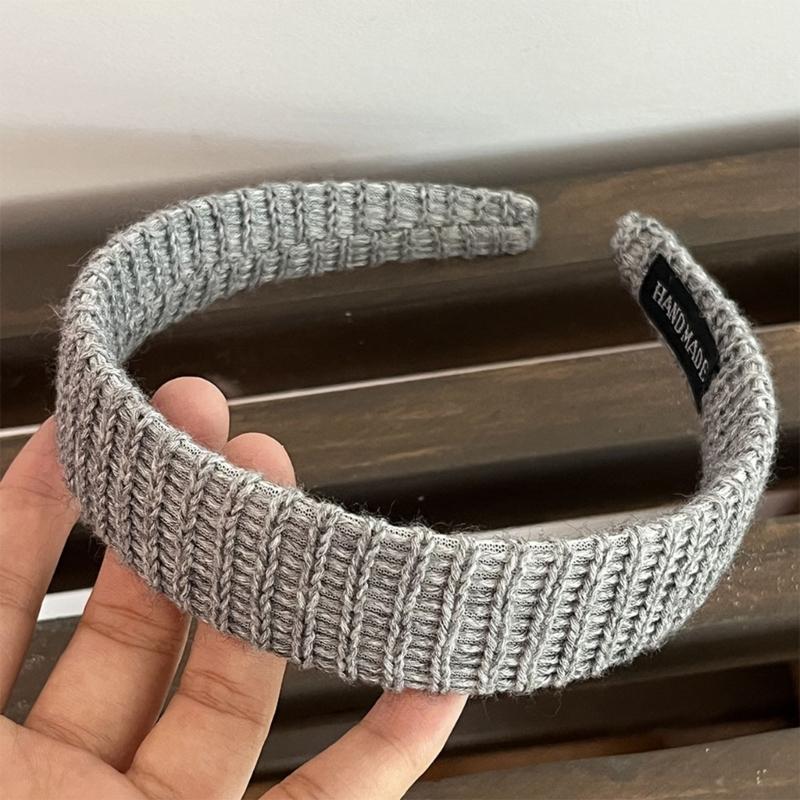 Knitted Embellished Hairband With Comfortable Headbands Secure Grip Design Comfortable Hairpiece for Women