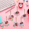 6PCS Special Shape Diamond Art Keyring Double Sided Rhinestone Painting Keychain Pendant Diamond Painting Art Keychain Pendant