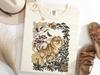 Pomeranian Japanese Art Style Shirt, Vintage Asian Woodblock Tee