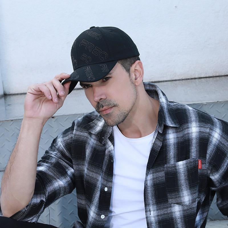 New Versatile Baseball Cap Hot Diamond Men's and Women's Outdoor Casual Sunscreen Sun Hat Fashion Hat