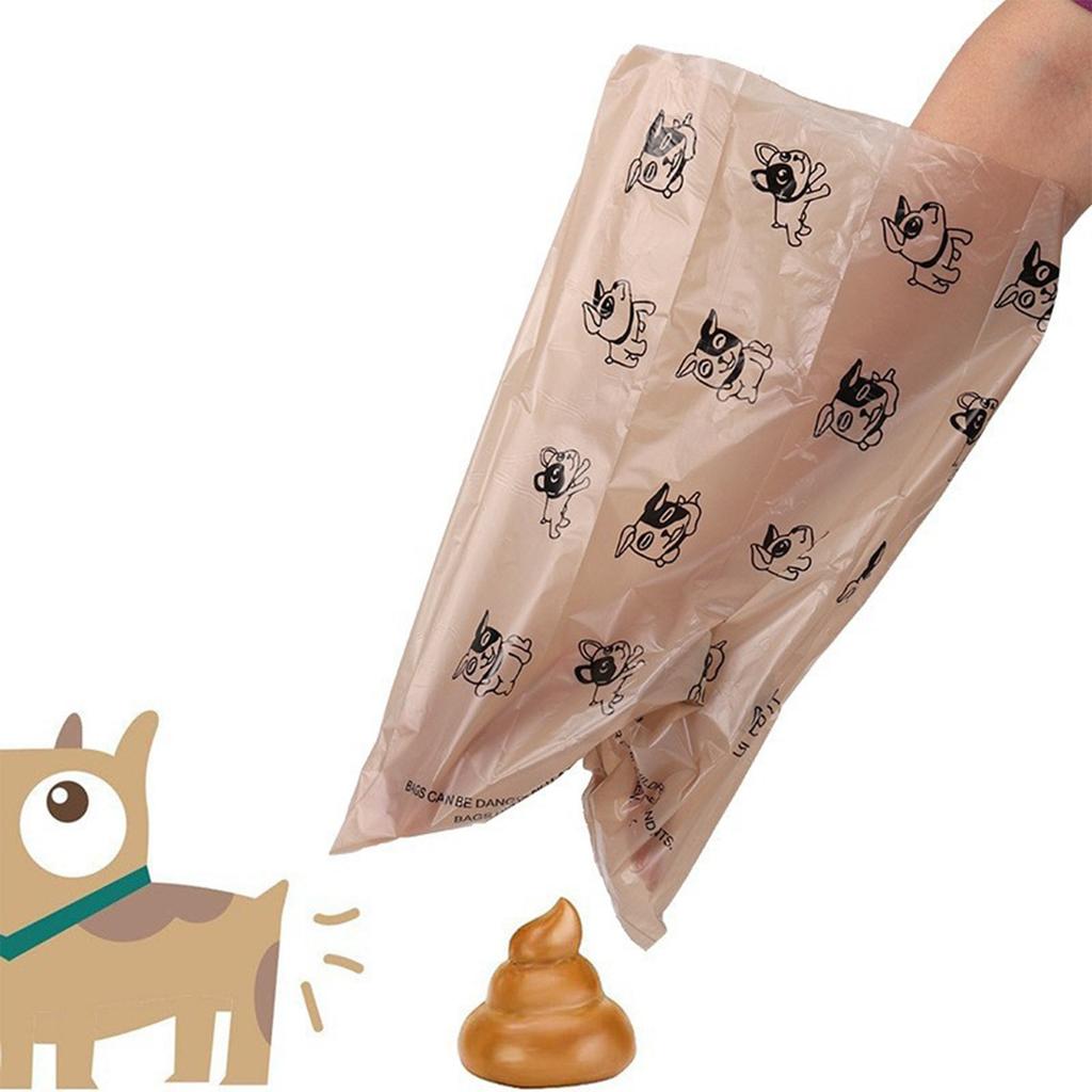 Coffee Flavoured Dog Poop Bags 90 Large Poop Bags, Extra Thick Strong Corn Starch Blend Leak Proof Dog Poop Bags