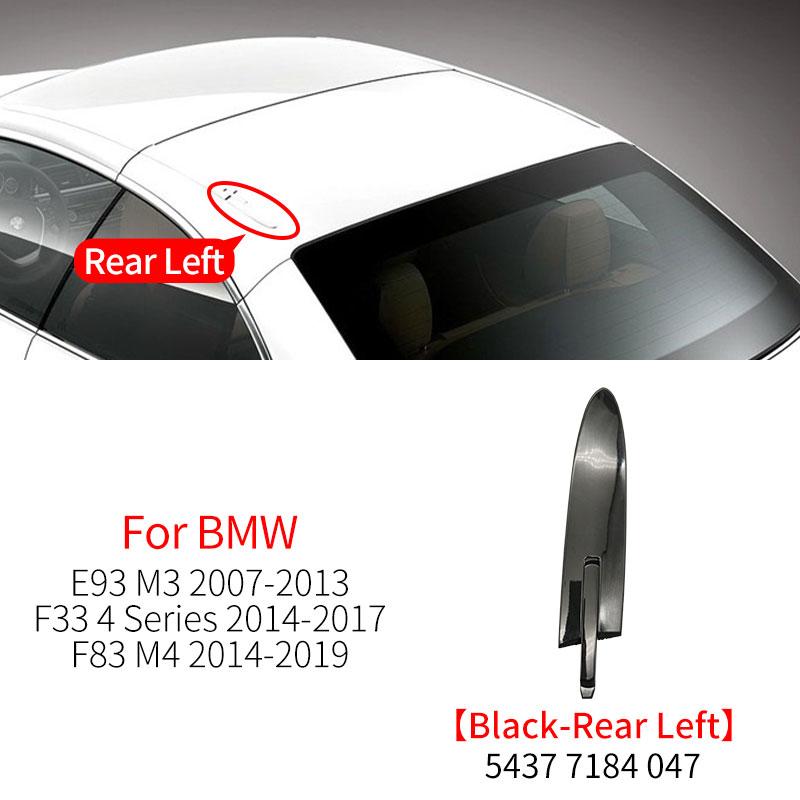 For BMW 3 4 Series 430 M3 M4 Convertible Roof Top Decorative Trim Strip Cover Cap Lid Accessory For BMW E93 F33 F83 54377184048