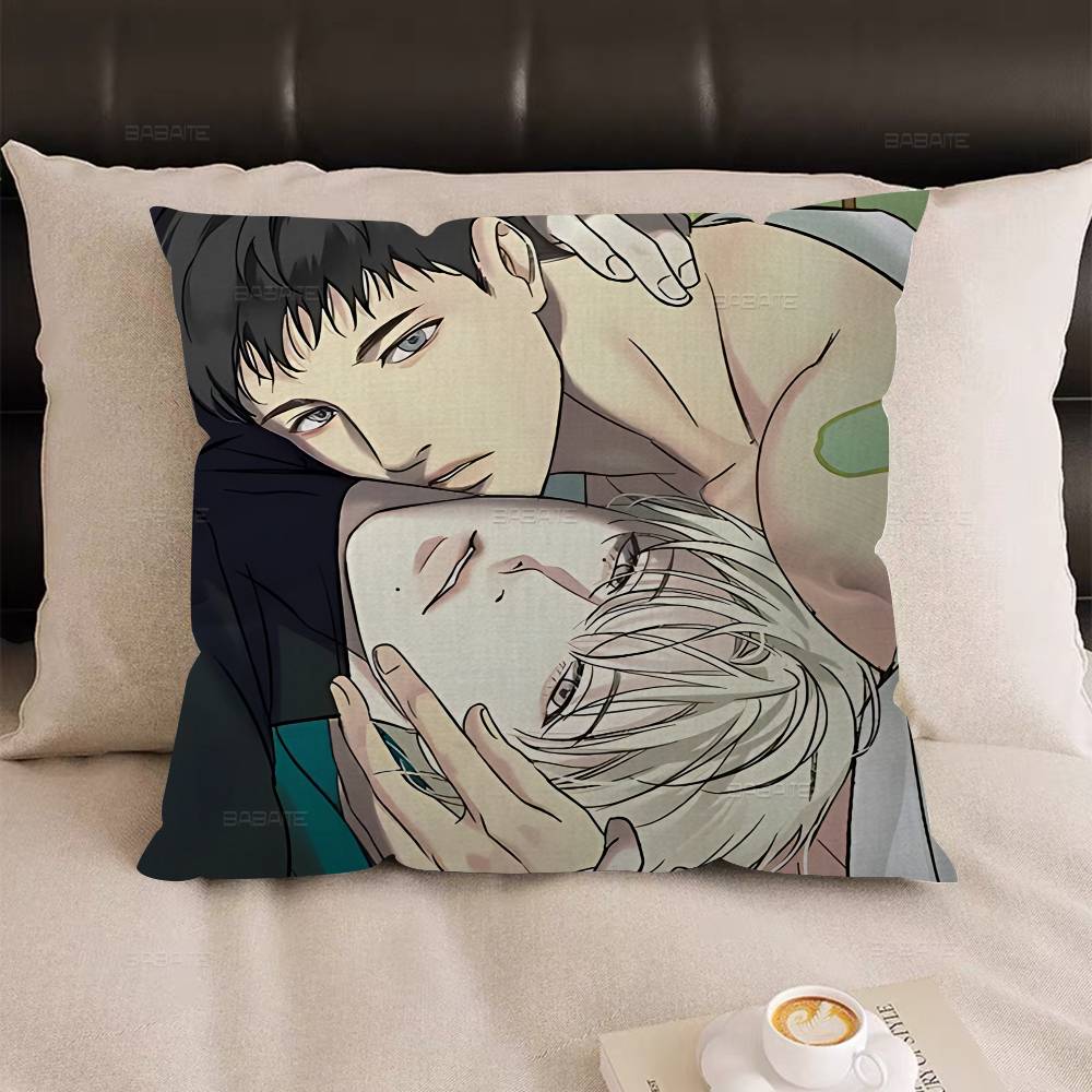 Backlight Bl Anime Cushion Cover Car Throw Pillow Case For Sofa Car Christmas Gift 40X40Cm 45X45Cm