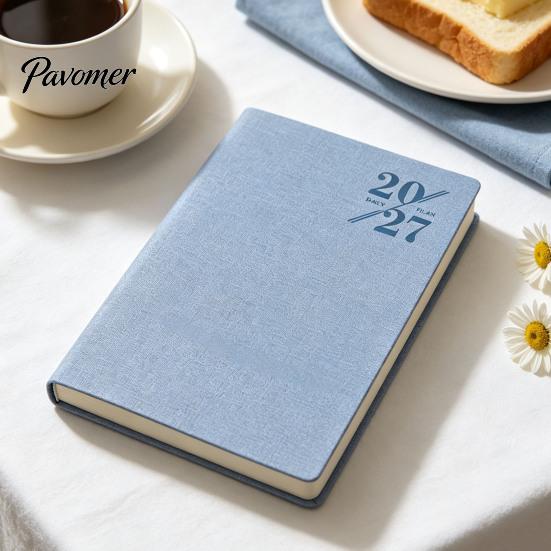Gift for Colleagues 2027 Monthly Planner Agenda with Month Index Tabs, Thick Paper And Durable Weekly Schedule Organizer PU Leather Cover, Portable