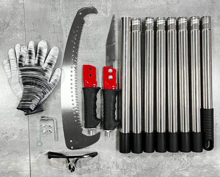 High-Reach Garden Pruner: Handheld Saw for Tree Branches and Bamboo