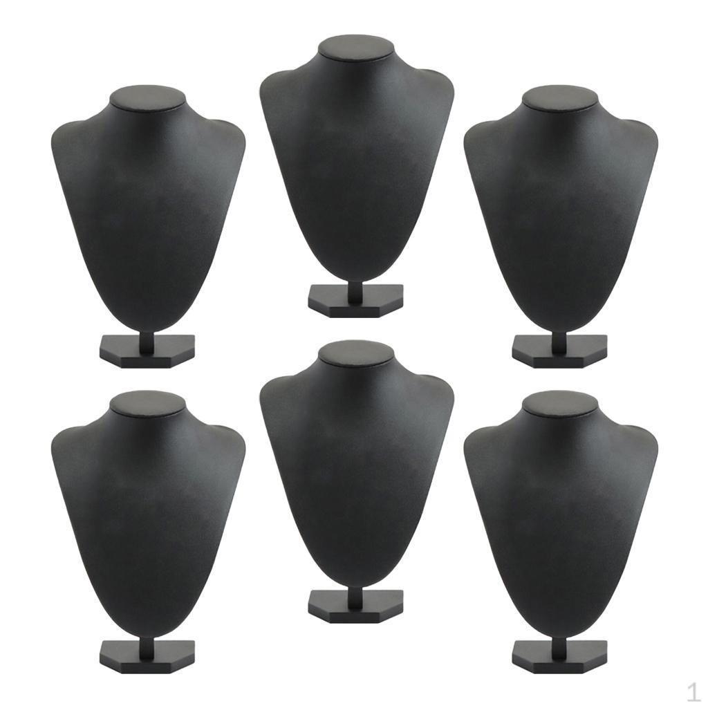 

6x стеллаж для ювелирных изделий, черный, 21x16см