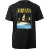 Men's Nirvana Stage Jump Slim Fit T-shirt XX-Large Black