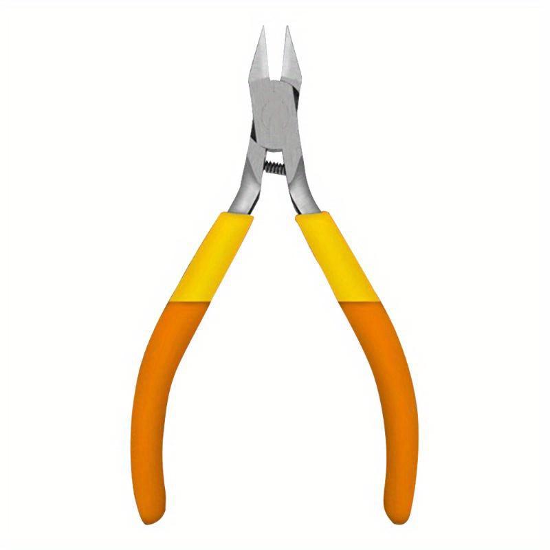 

Carbon Steel Precision Sharp Cutter Pliers Puzzles Model Assembly Cutting Nipper Diagonal Plier Professional Snips Shears Home Yellow