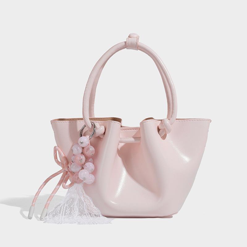 Foreign Order Niche Handheld Bucket Bag for Women 2025 New Simple Versatile Shoulder Bag Casual Commuter Crossbody Bag