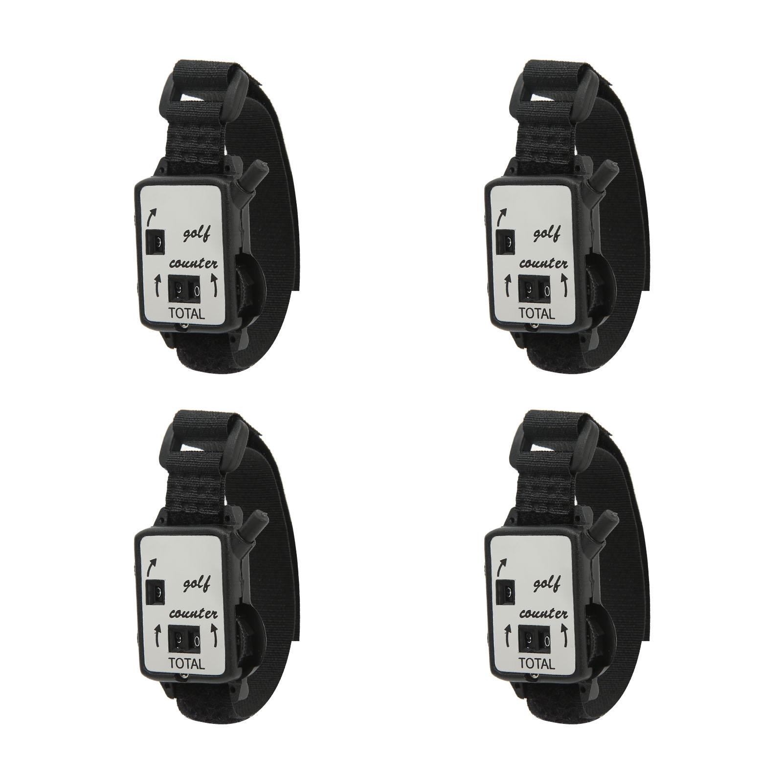 

4 шт. Часы-счетчики Scour, портативные, ручные, форма, хранители ударов для гольфистов