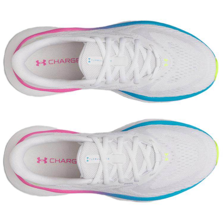 Under Armour Turbulence 3 Comfortable Versatile Breathable Casual Running Shoes Women Sneaker White Green 6006718-101