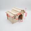 Hamster House DIY Wooden Gerbil Hideout Pet Sport Exercise Toys Bridge Swing and Chinchilla Seesaw Small Villa Cage Accessories