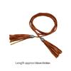 Ladies Bohemian Style Waist Belt Delicate Tassels Decors Braided Belt for Summer Dress Women Summer Seaside Waist Belt