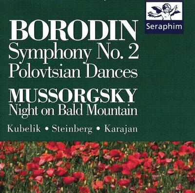 CD ALEXANDER BORODIN / MODEST MUSSORGS - Symphony No. 2, Polovtsian Dances / CDE69021 Seraphim 1995 US Classical Used