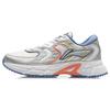 New LiNing Breathable Low Top Running Shoes Men's Gray Green ARLR013-6