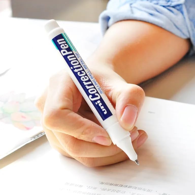 uni-ball CLP300 1.0mm Liquid Correction Pen White Ink for Office, School & Home Use, Pack of 1
