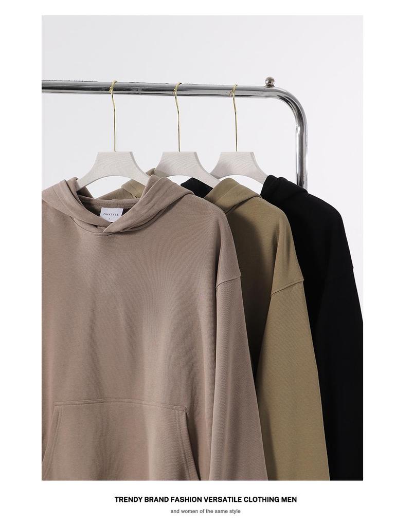 Men's & Women's Autumn/Winter 380g Combed Cotton Heavyweight Drop Shoulder Hoodie