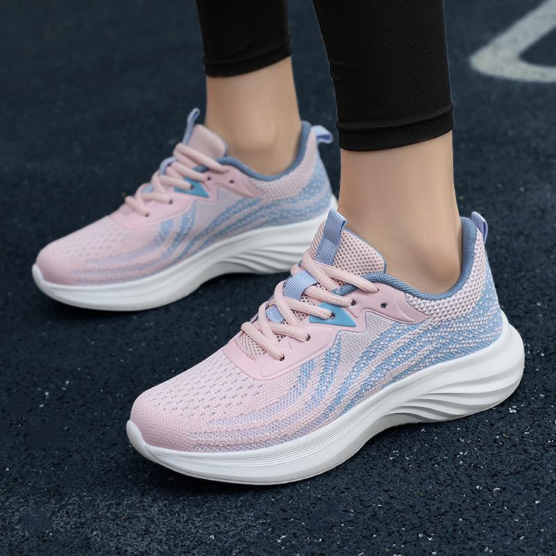 Women's shoes, sports shoes Spring and Autumn 2025 new breathable soft-soled running shoes, women's lightweight mesh lightweight casual shoes