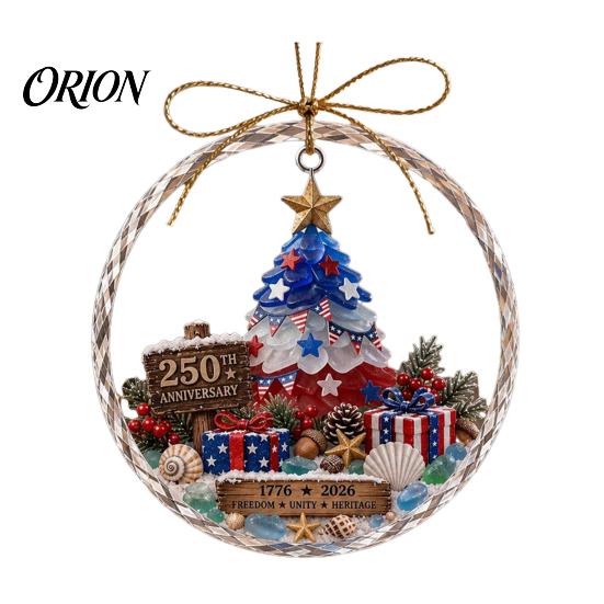 Seasonal Festive Decorations Ocean Themed Christmas Ornaments, Lighthouse/Wreath/Santa Claus/Xmas Tree/Snowman/Deer Hanging Wall Decor Decor, Acrylic