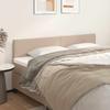 vidaXL Kopfteile Cappuccino-Braun 180x5x78/88 Cm Kunstleder