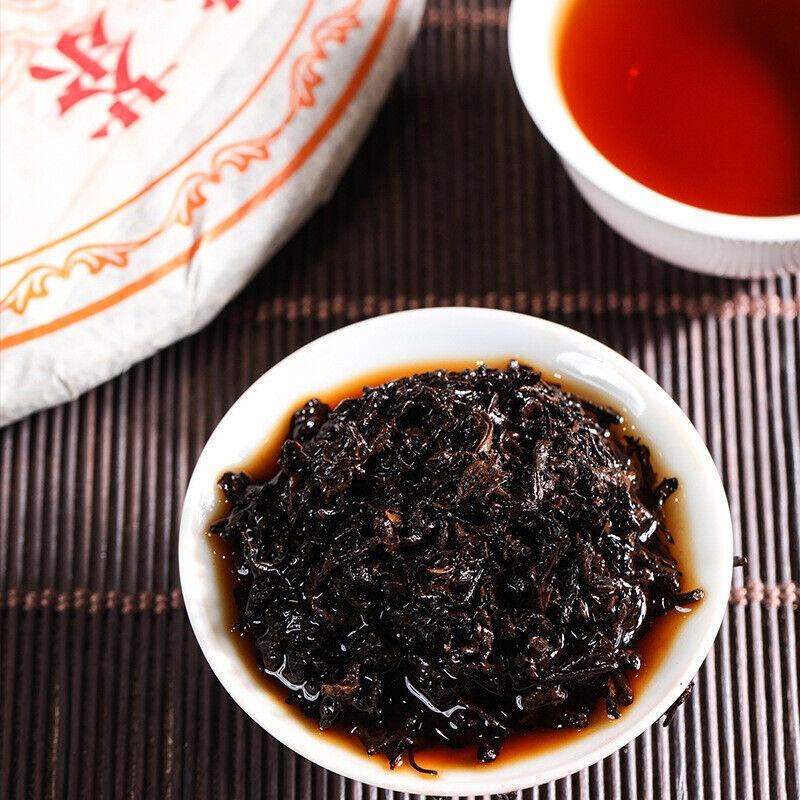357g Yunnan Pu'er Ripe Tea Palace LaoBanzhang Seven Sons Pu'er Tea Cake