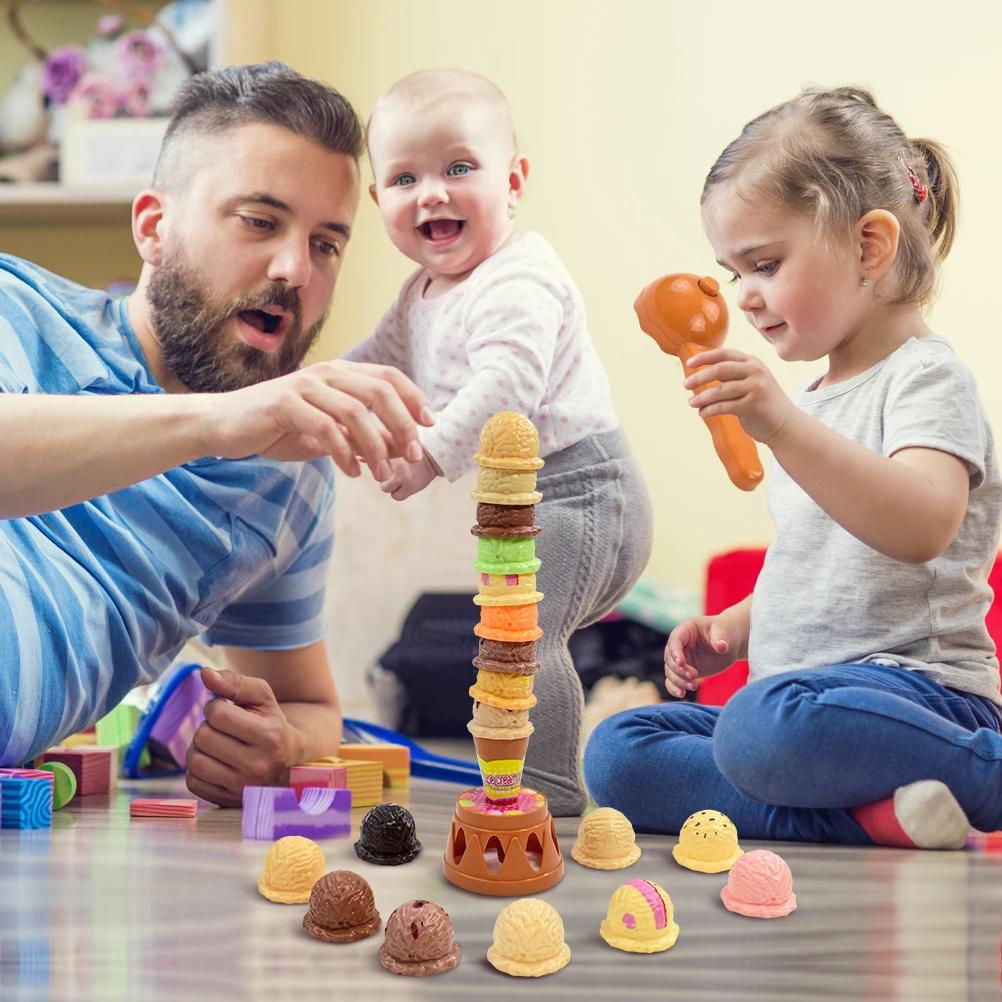 Kinder Simulation Lebensmittel Küche Spielzeug Eis Stapeln Spielen Kinder Pretend Spielen Spielzeug Pädagogisches Spielzeug Für Baby Geschenke