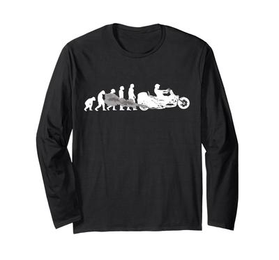 Dreirad Erwachsenen-Dreirad Motor-Dreirad Dreirad Dreirad-Fahrrad Triker Langarm-T-Shirt