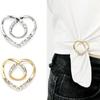 3pcs Clothes Corner Knot Buckle, T-Shirt Waist Decorative Ring and Creative Scarf Buckle, Suitable for Clothes, Belts & Scarves