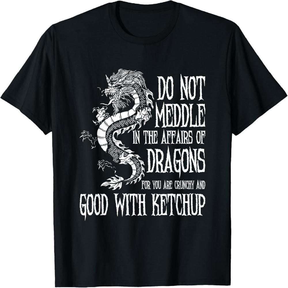 

Не вмешивайтесь в дела драконов... Футболка Дракон XXXXXL чёрный
