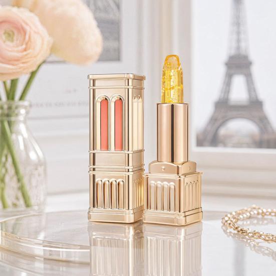 3.8G Color Changing Lipstick for Women, Hydrating Moisturizing Skin-Adaptive Lip Balm, Long-Lasting Waterproof PH Adjusting Clear Lip Gloss