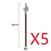 MOC Medieval Building Blocks Character Parts Model Toy Castle Knight Soldier Sword Bow Armor Shield Spear Piercing Parts Bricks