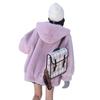 Pink Hooded Lamb Fur Integrated Cotton Clothing Women's Winter Clothing Small Thickened Imitation Mink Fur Jacket Fashion