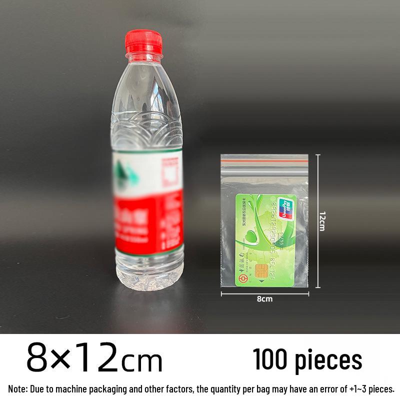 Thickened Heat-Seal Transparent PE Food Bags: Self-Sealing & Customizable