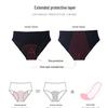 Damen Menstruationsunterwäsche mit hohem Bund in Übergröße, auslaufsicher - Mehrfarbig, atmungsaktiv, nahtlos und mit hoher Saugfähigkeit.